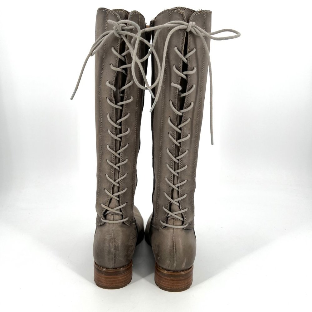 Sofft Women's Lace Up Boots - Taupe - Picture 4 of 11